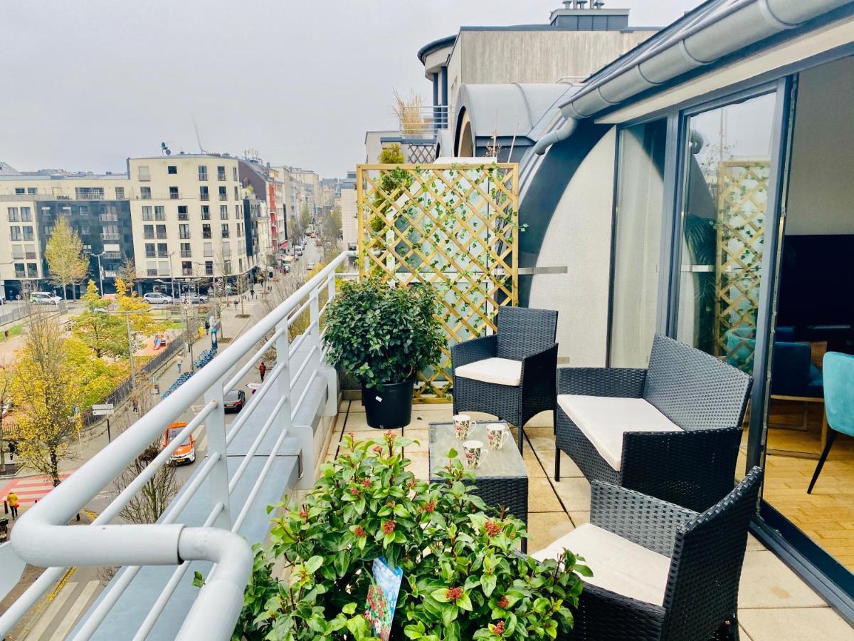 The Luxury Green Penthouse In City Center With Terrace And Free Parking Luxemburg Exterior foto